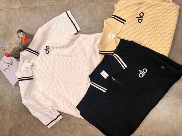 Polos chics à rayures en coton