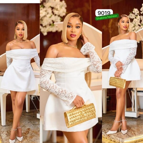 Robe blanche chic