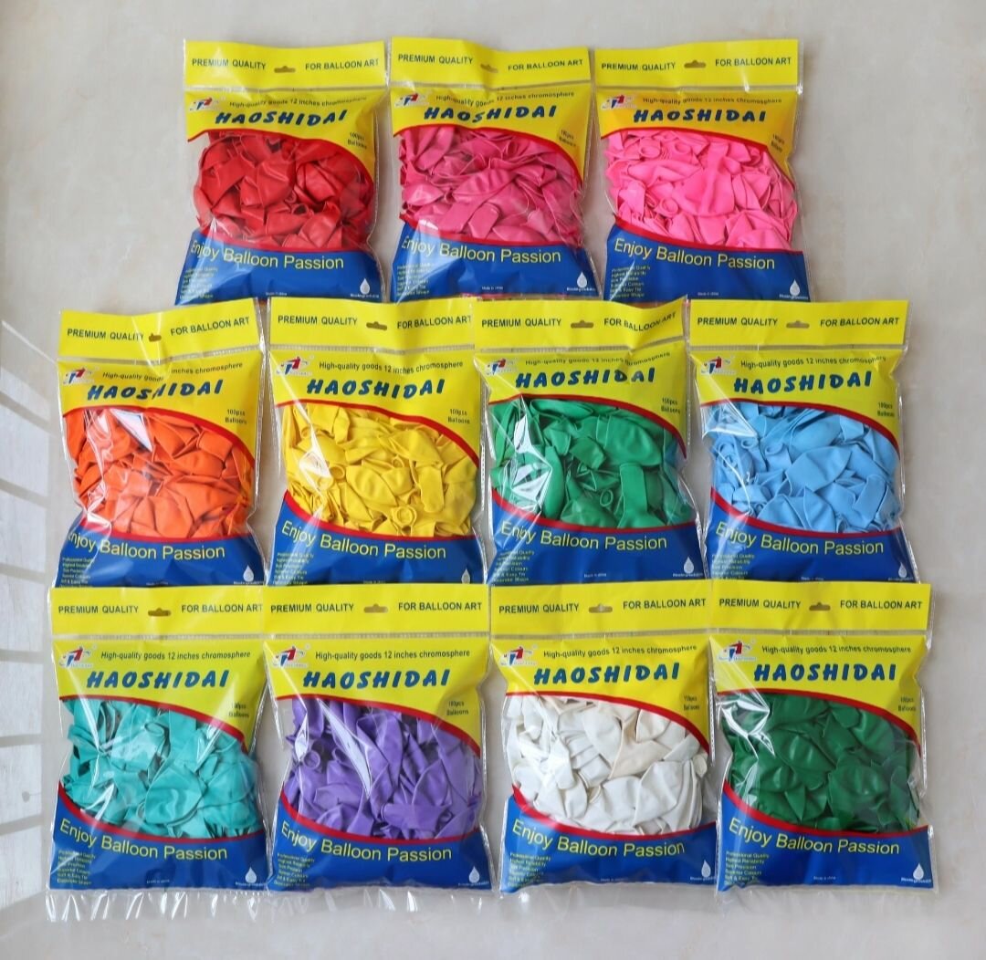 Ballons latex rouge lot de 25