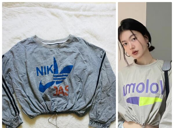 Salaula crop tops and tops