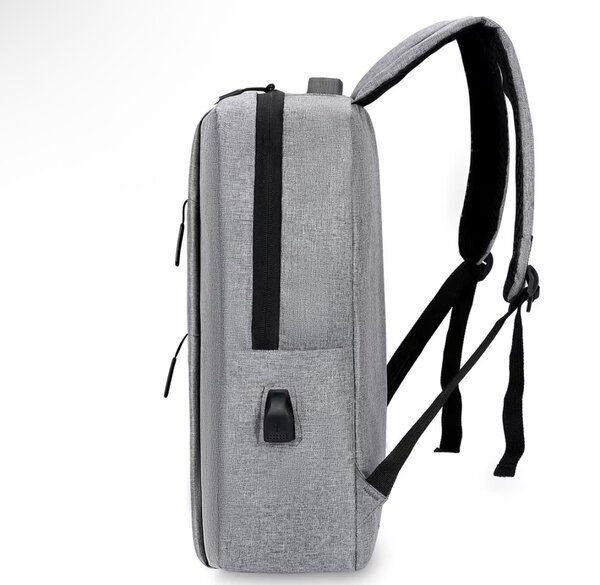 Sac à dos moderne USB Gris