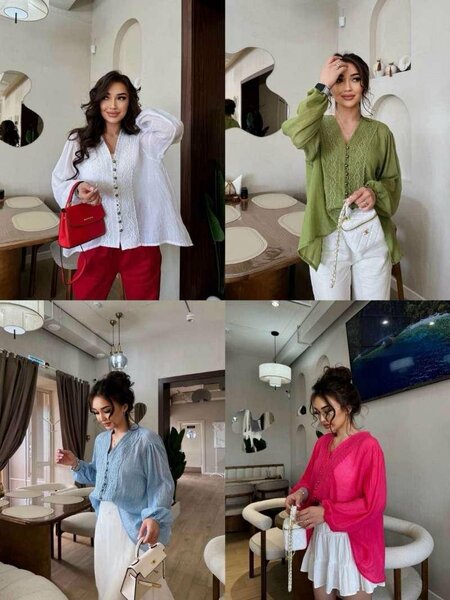 Воздушные кофточки)