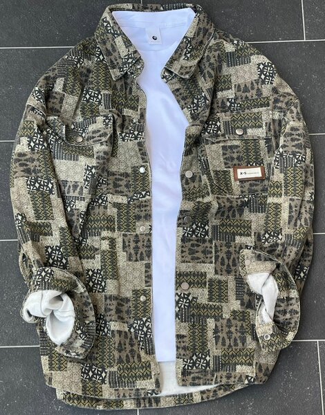 Veste en flanelle tendance