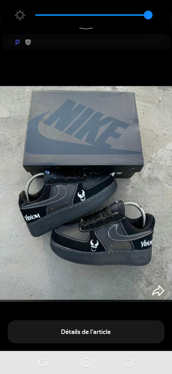 Sneakers Nike édition Venom