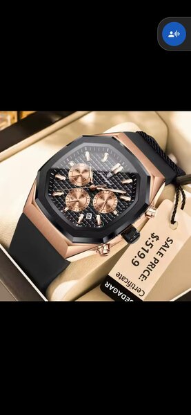 Montre Homme De Luxe Élégante