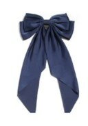 Hair bow  blue