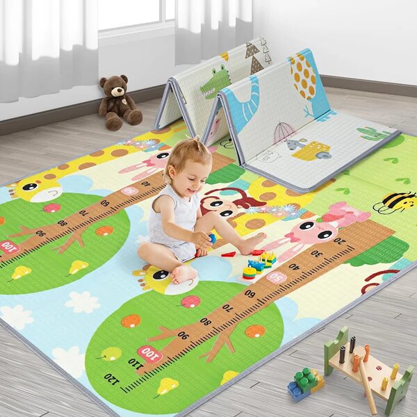 Foldable playing mat