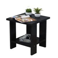 Khizer.pk Nordic Style Bedside Table Sofa Corner Bedroom nightstand Coffee Table (Size:L 16" ×W 16" ×H 17")
