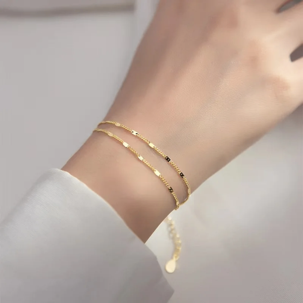 Bracelet doré élégant