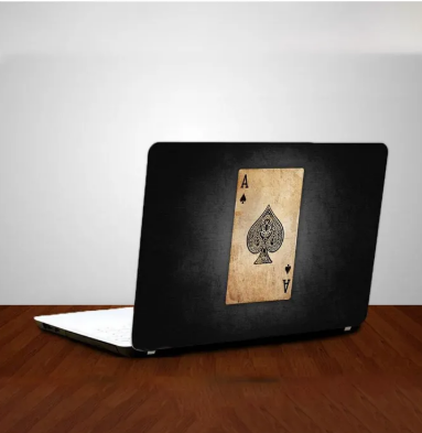 Card Laptop Back Skin Sticker-Laptop Back Skin-Laptop Skin Vinyl Sticker Decal, 13 13.3 14.6 15 15.4 15.6 inch Laptop Skin Sticker Cover For All Laptops