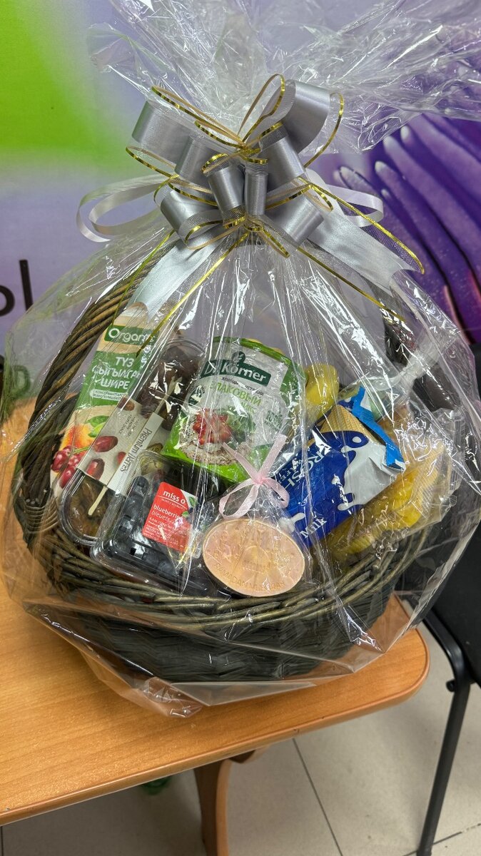 Корзина с эко продуктами