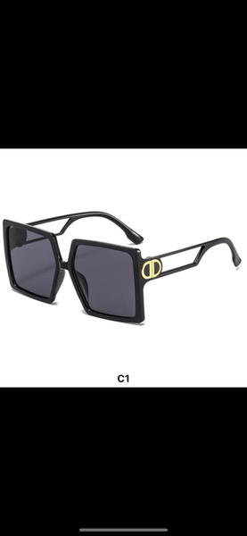 Lunettes de soleil carrées élégantes