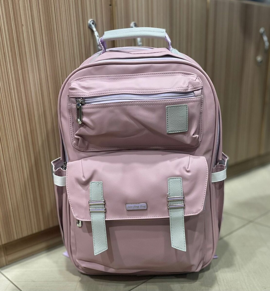 Sac à dos scolaire rose