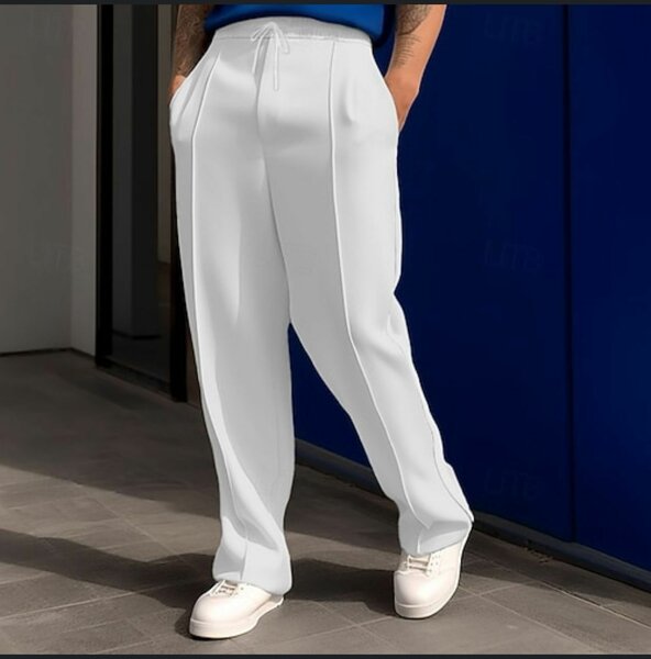 Pantalon blanc décontracté