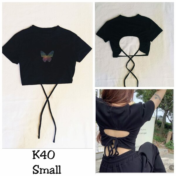 Salaula crop tops and tops