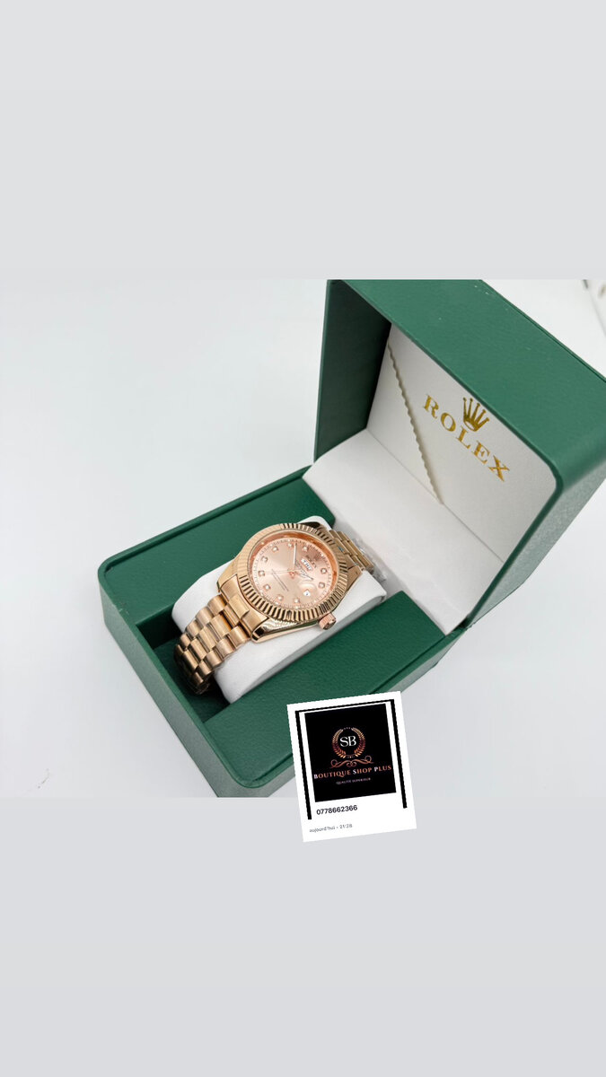 Montre de luxe en or