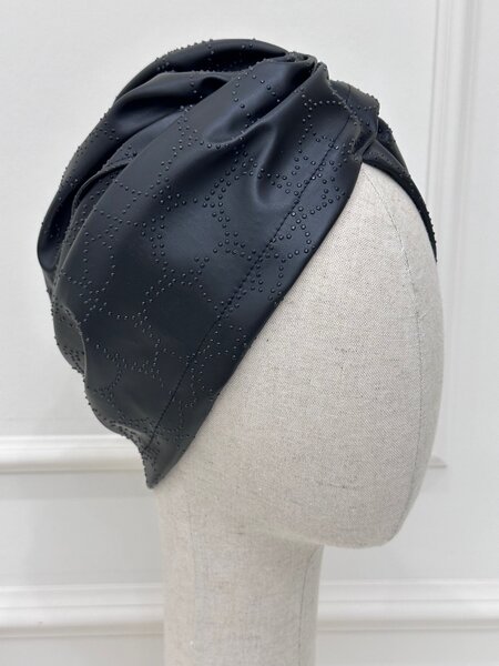 Тюрбан из эко кожи