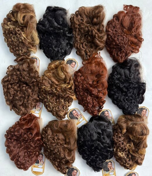 Perruques Bouclées Colorées