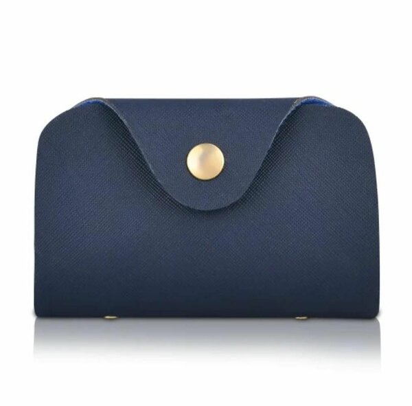 Stylish Blue Color Ladies Leather Hand Bags - 4Pcs sets for