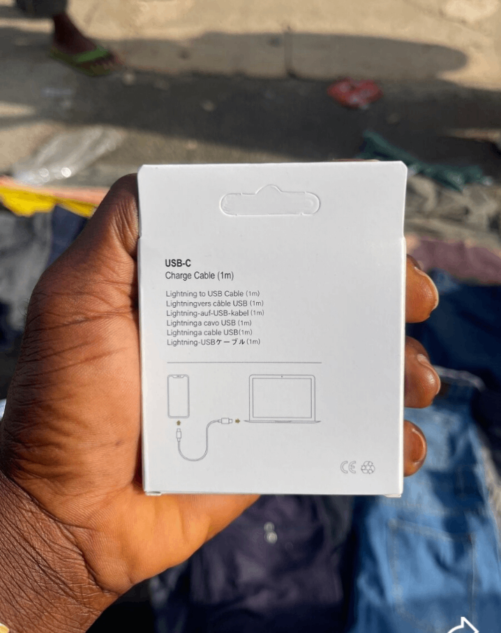 Câble USB-C Chargeur 1m