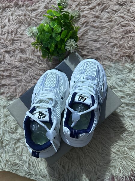 Baskets blanches pour courir