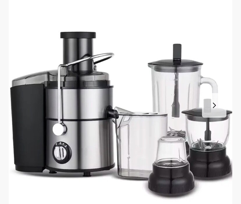 Unique Pro 4-in-1 Juicer  Stainless Steel Juice Extractor,