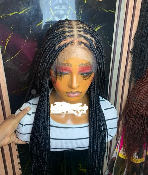 Perruque tressée knotless