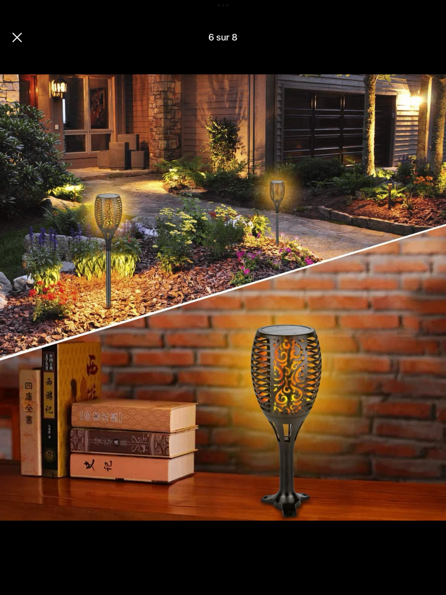 umière de flamme de scintillement de 96 LED allume les,allée