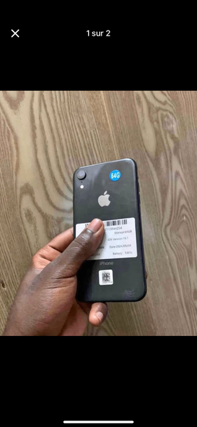 iPhone XR 64Go Noire