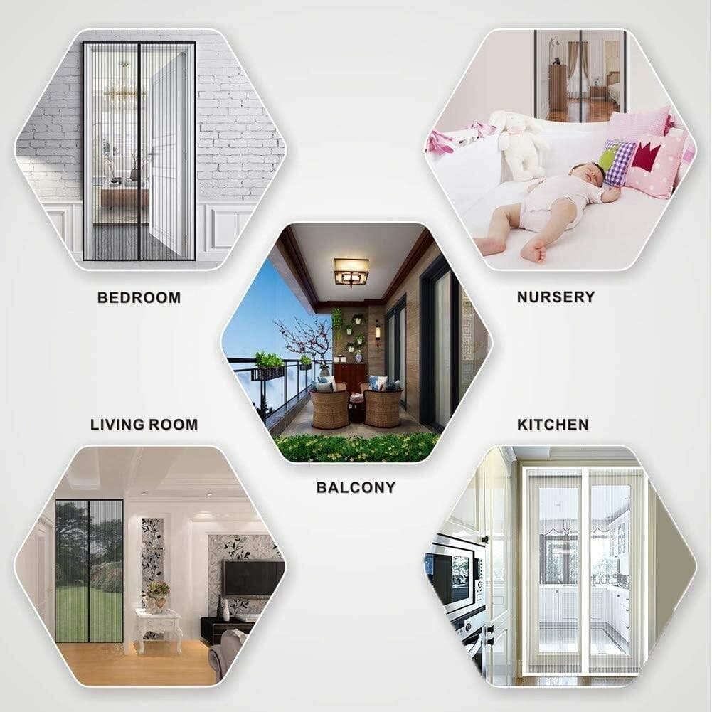 Rideau magnétique anti-moustique Pour la porte