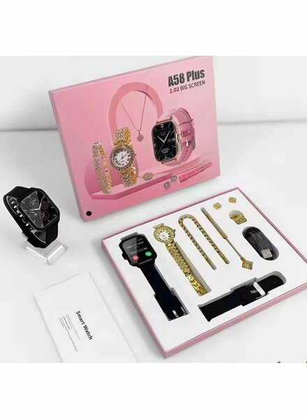 A58 PLUS 2.01" 47MM FULL TOUCH SCREEN SMART WATCH