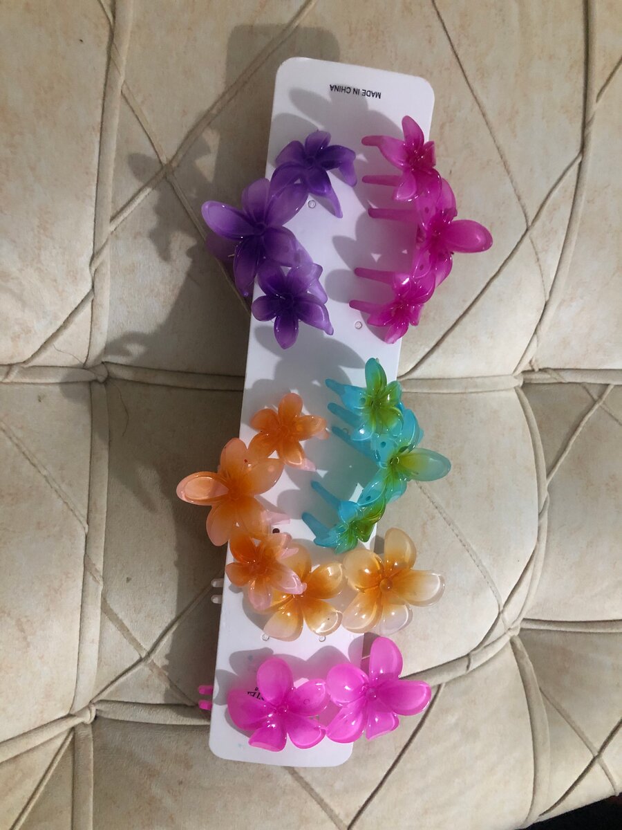 Pinces à Cheveux Fleurs Colorées