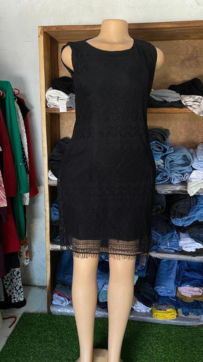 Beautiful and comfortable women's dress black