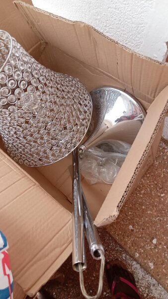 Glam Crystal beaded Lamp