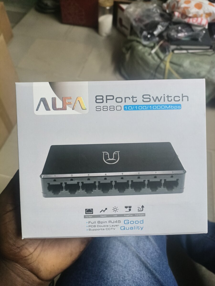 SWITCH 8 PORTS GIGABITE ALFA