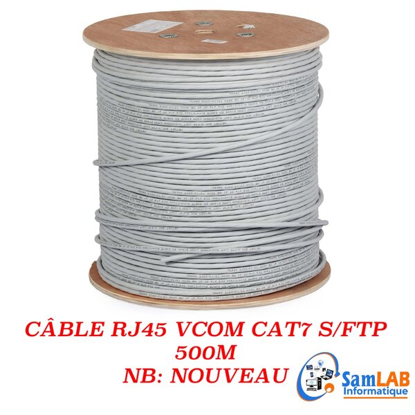 Câble VCOM RJ45 CAT7 500m
