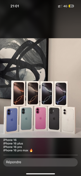 Série iphone 16 simple