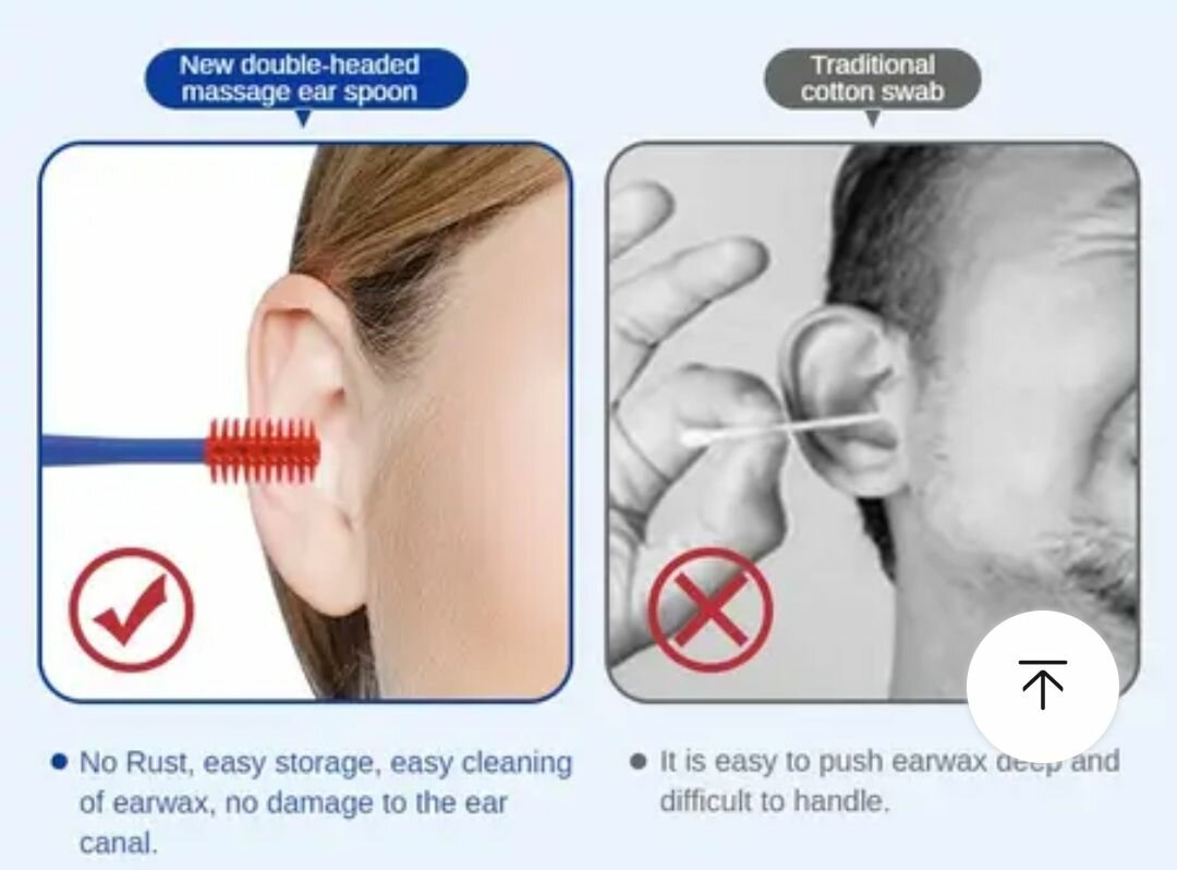 NETTOYEUR D'OREILLES À DOUBLE TÊTE (DEUX PIÈCES)