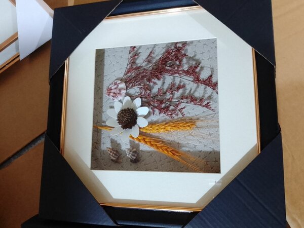 Cadre décoratif floral élégant