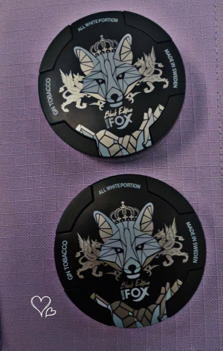 Snus White Fox Black Edition