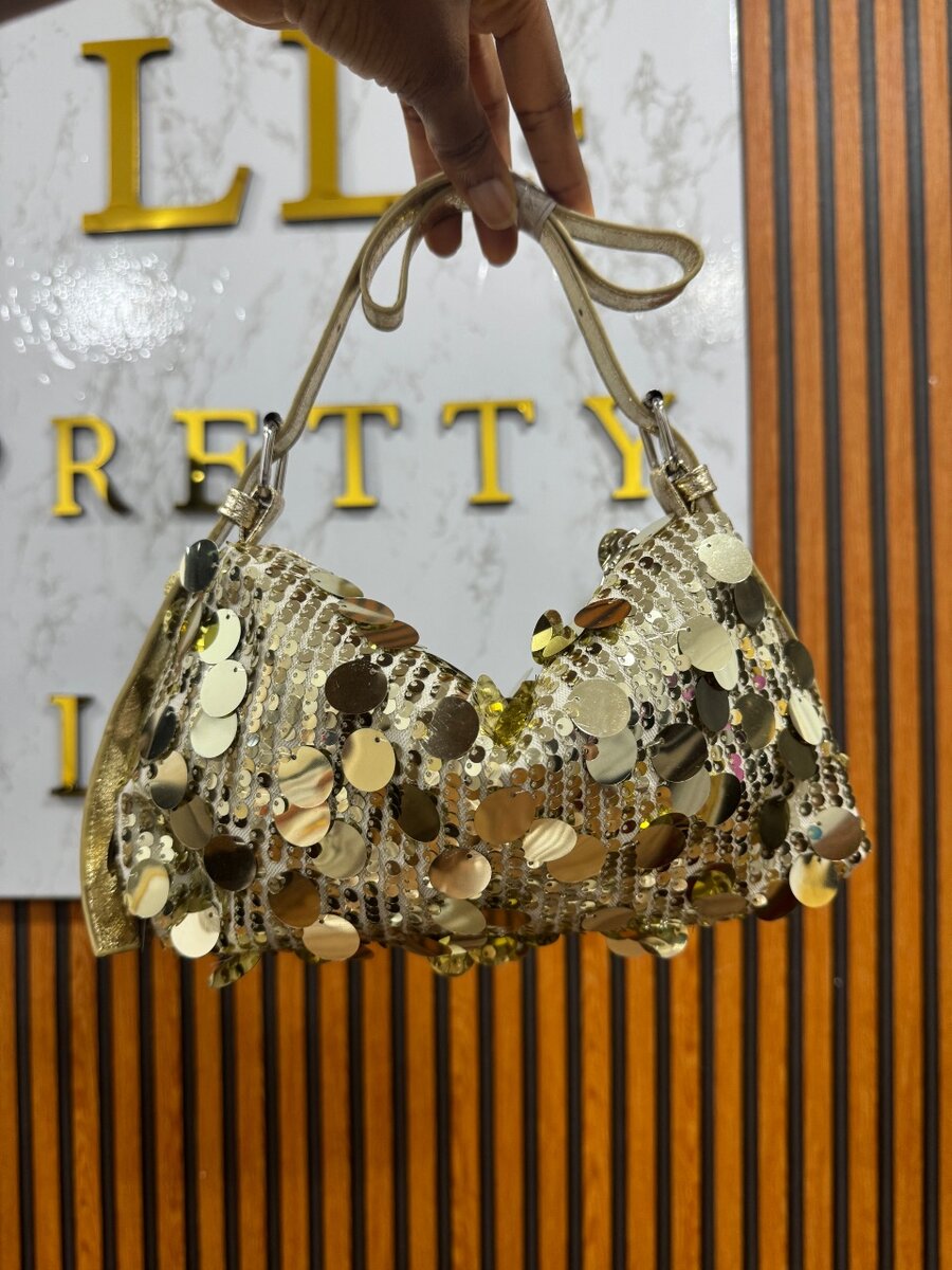 Pretty gold bag