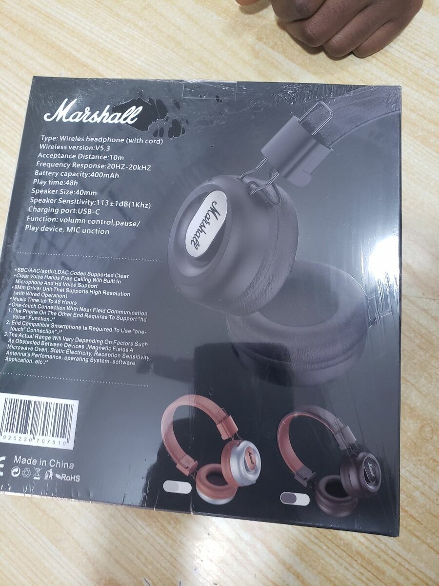 Marshall headset