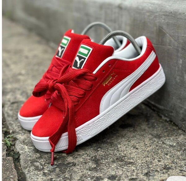 Baskets rouges Puma élégantes