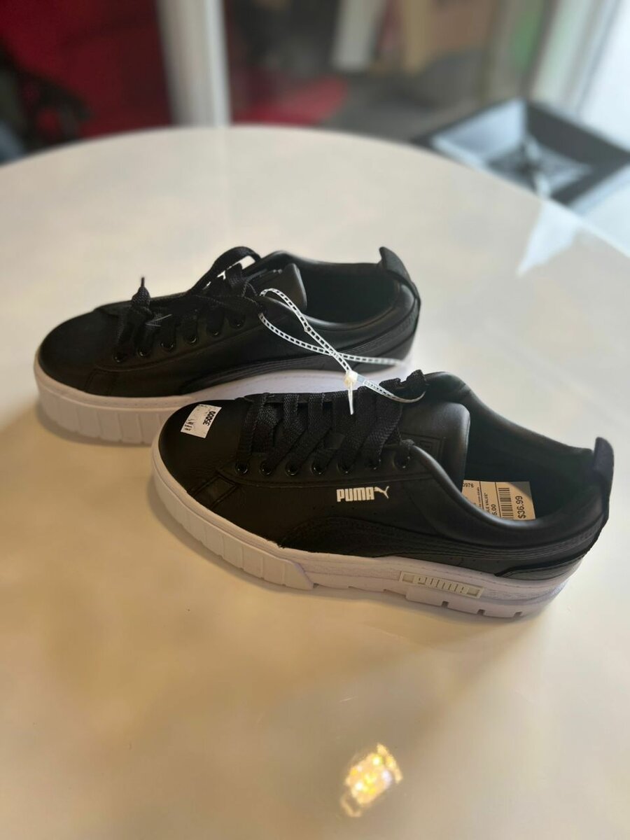 Baskets Puma noires unisexes