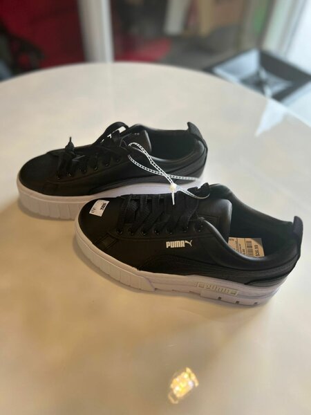 Baskets Puma noires unisexes