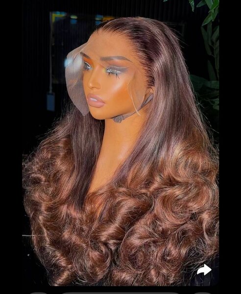 Perruque baba curly frontal