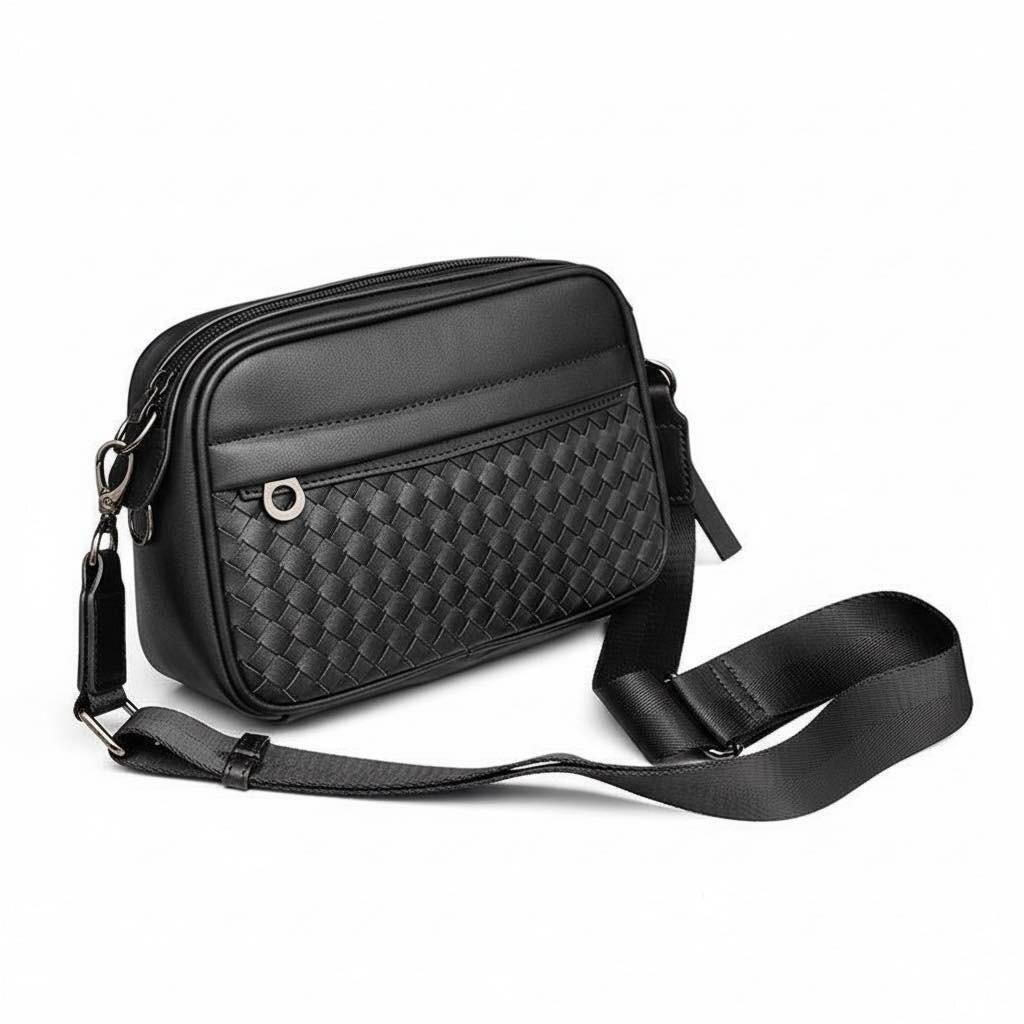 Sac bandoulière en cuir chic