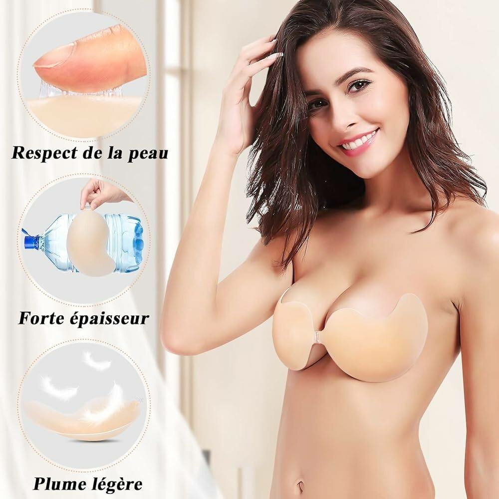 Soutien-gorge adhésif invisible