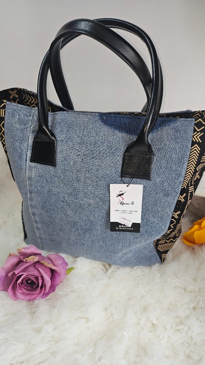 Sac  en jean artisanal