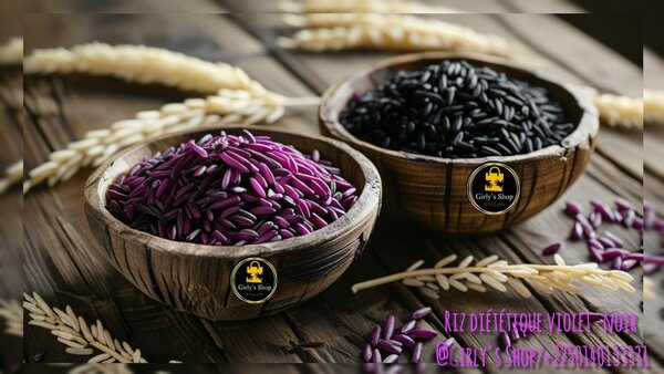 Riz Diététique Violet et Noir